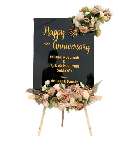 Papan Bunga Akrilik Tulang Bawang Barat